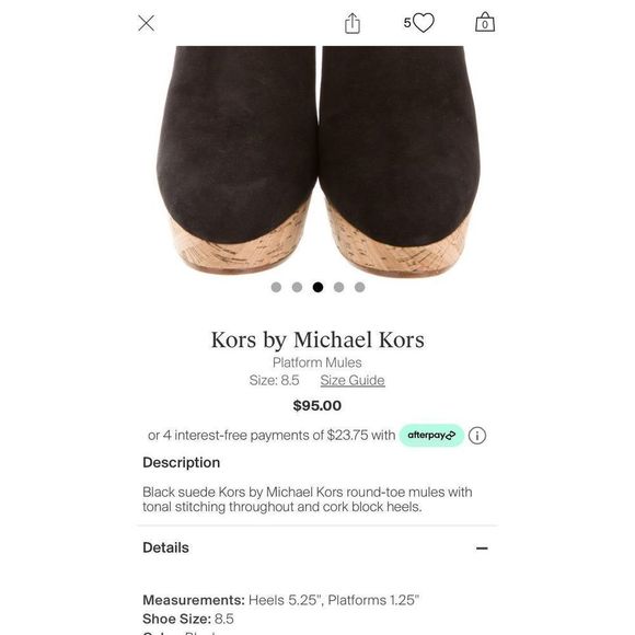 Michael Kors cork mule heel - Picture 14 of 14